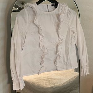 Asos ruffle blouse